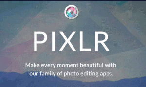 Pixlr photo editing app